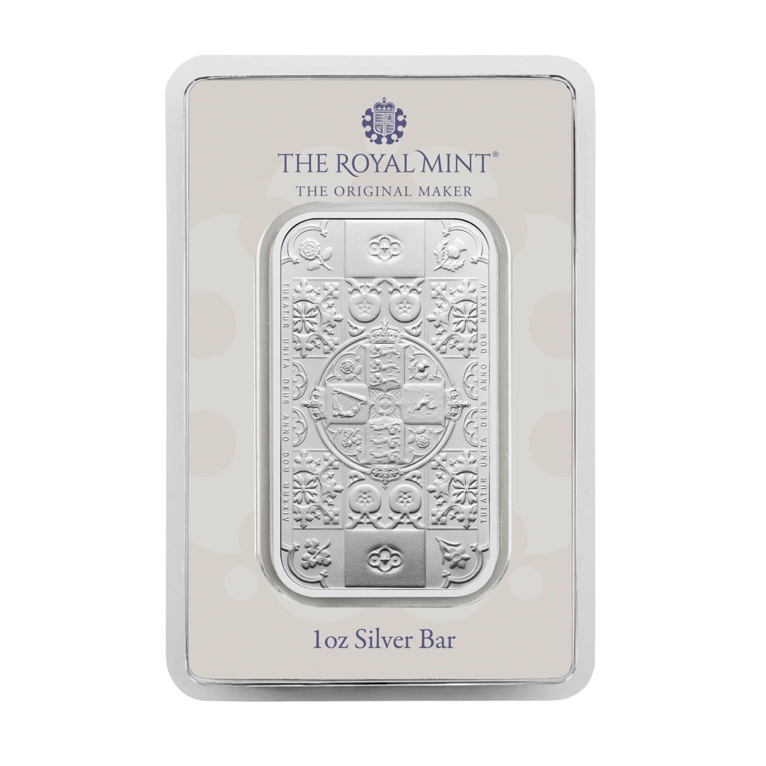 The Gothic Crown New 1 oz Silver Bullion Bar UK Royal Mint Low Mintage 2024-25