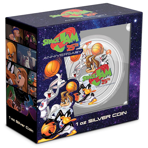 2021 Niue Space Jam 25th Anniversary 1 oz Silver Proof