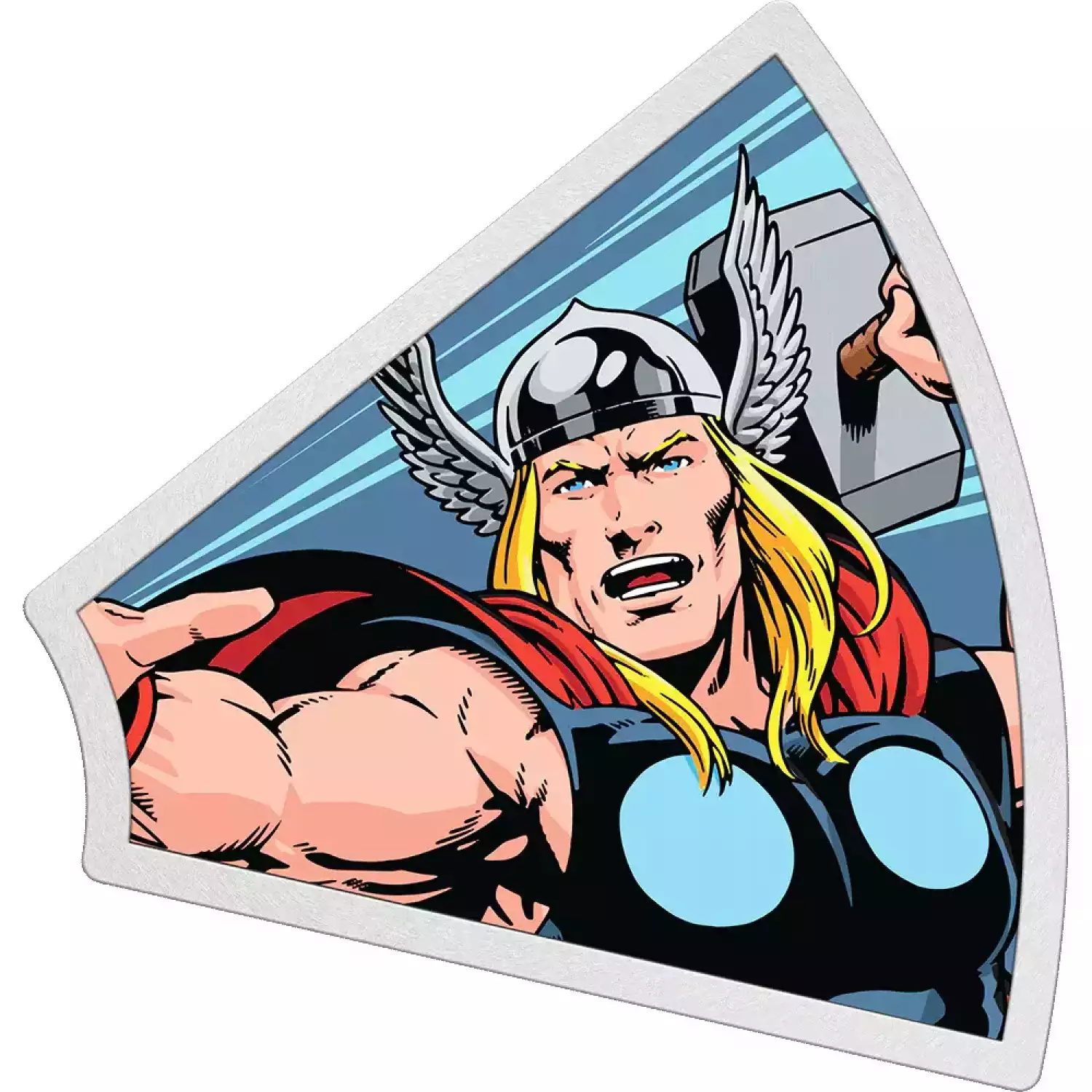 2023 Niue Marvel Avengers 60th Ann. Thor 1 oz Silver Colorized Proof Coin