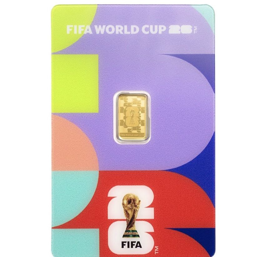 Pamp Suisse, 2026 FIFA World Cup 1 Gram 0.9999 Gold Bar