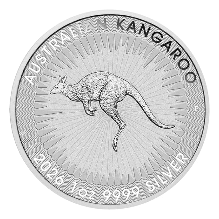 2026 1 oz Australia Kangaroo .9999 Silver BU Coin