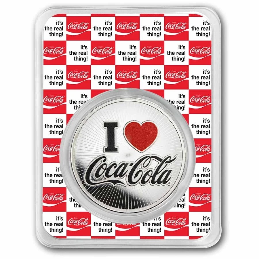 Coca-Cola® 1 oz Silver 140 Years Anniversary Round (in TEP) | PRE SALE 