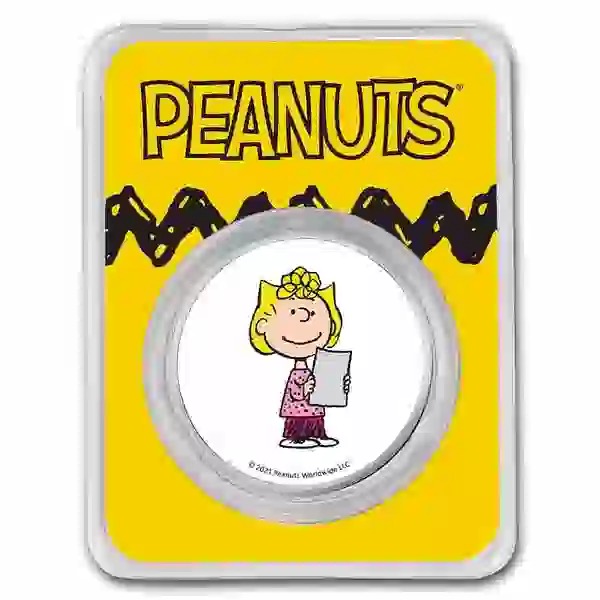 Peanuts® Sally Brown 1 oz Colorized Silver Round | PRE SALE 
