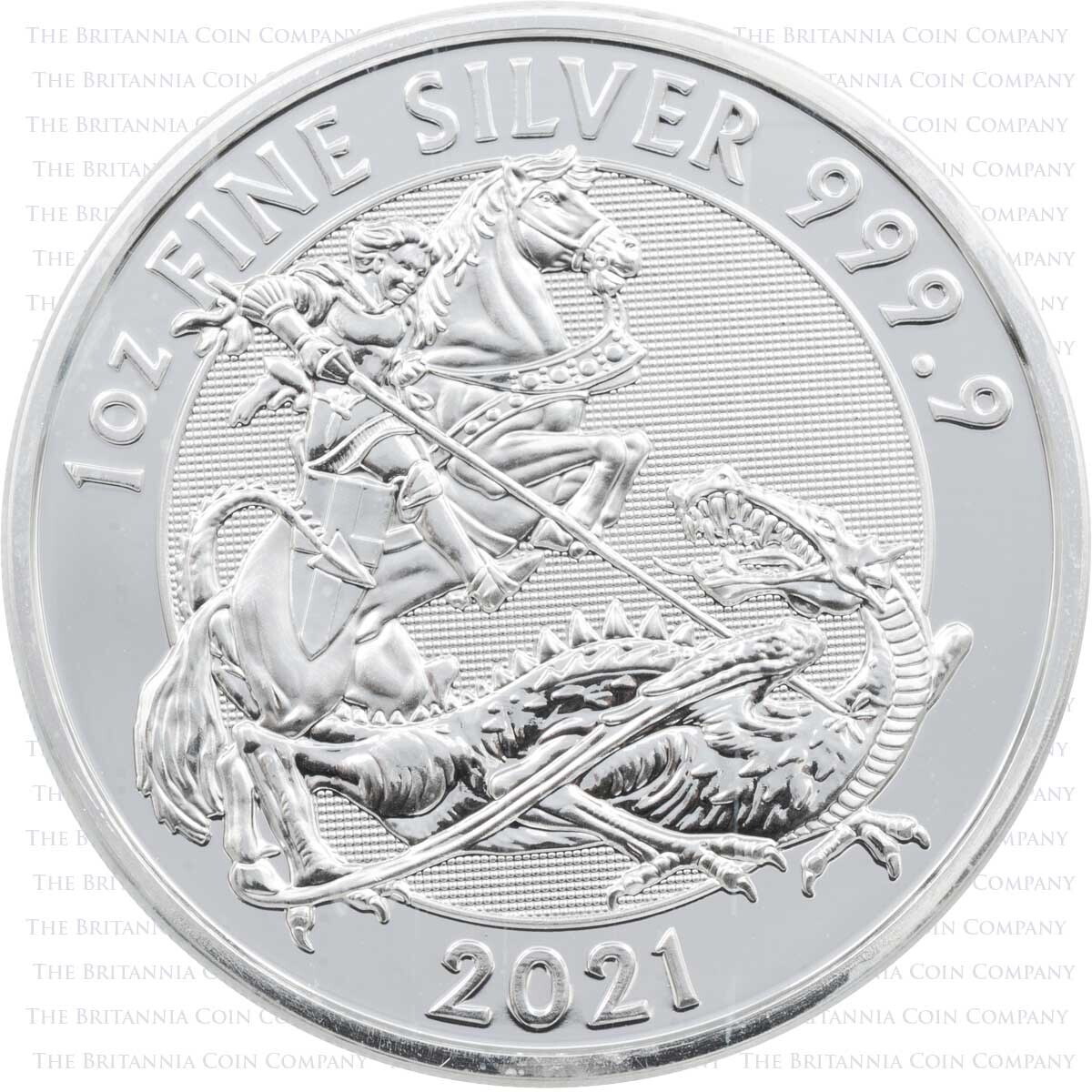 2021 Great Britain 1 oz Silver Valiant BU